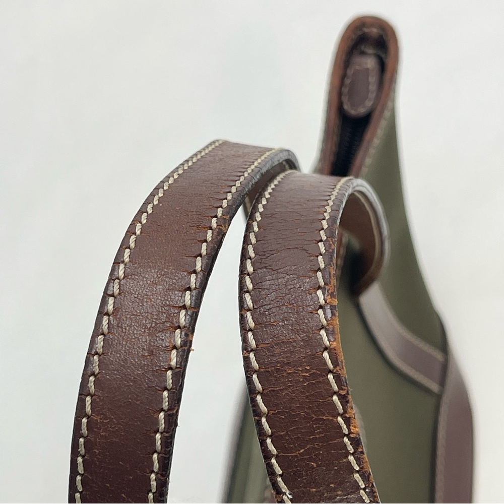Hunting World Leather & Canvas Olive Tote - Picture 14 of 14